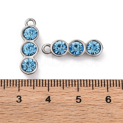 High Polished 304 Stainless Steel Pendants STAS-R005-06P-01-1