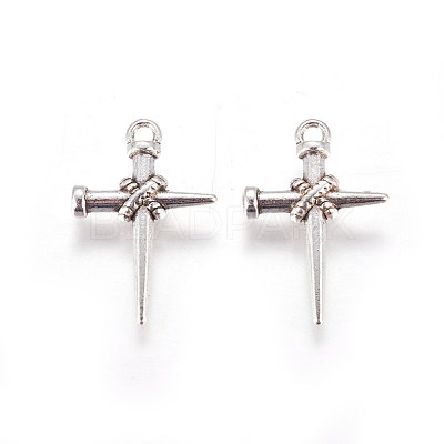 Tibetan Style Zinc Alloy Pendants PALLOY-F248-046AS-1