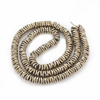 Electroplate Non-magnetic Synthetic Hematite Beads Strands G-N0321-07L-1