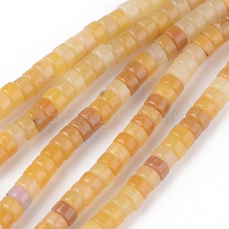 Natural Topaz Jade Beads Strands LS-G-L528-07-1