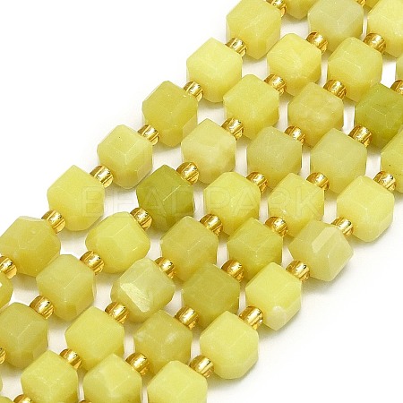 Natural Lemon Jade Beads Strands G-I376-D26-01-1