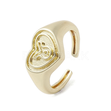 Brass Adjustable Open Rings RJEW-K257-86G-02-1