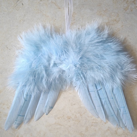 Mini Doll Angel Wing Feather FIND-PW0001-049-E07-1