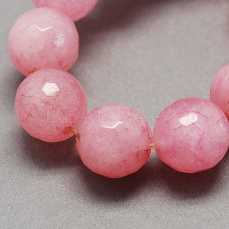 Natural White Jade Bead Strands G-R166-12mm-25-1