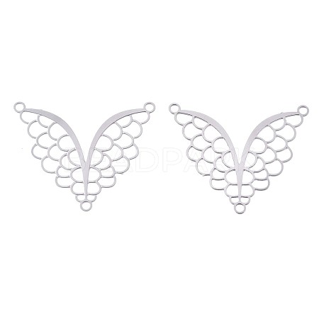 Tarnish Resistant 201 Stainless Steel Chandelier Component Links STAS-R114-035P-1
