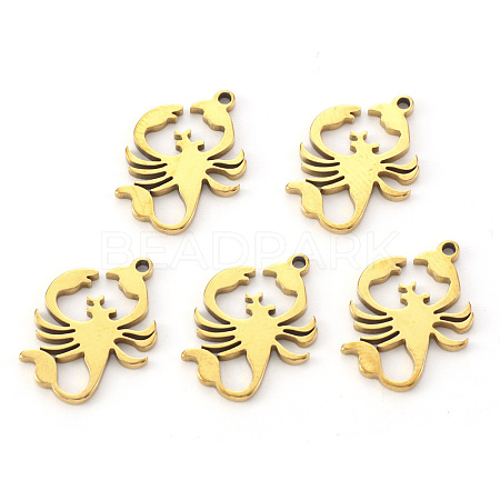 PVD Vacuum Plating 304 Stainless Steel Pendants STAS-N092-91G-1