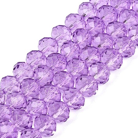 Baking Paint Glass Beads Strands EGLA-Q120-C-B01-1
