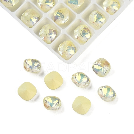 Pointed Back Glass Rhinestone Cabochons GGLA-S003-03B-1
