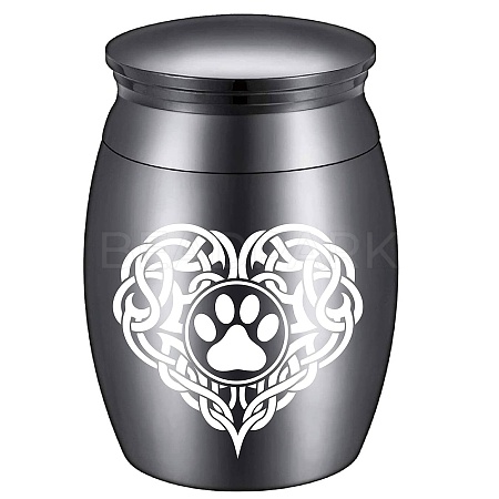 Stainless Steel Cremation Urn AJEW-CN0001-89B-1