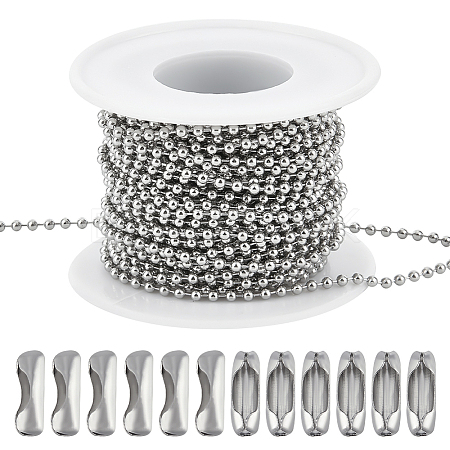 Beebeecraft DIY Ball Chain Necklace Bracelet Making Kit DIY-BBC0001-70-1