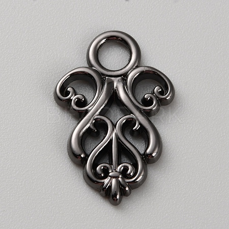 Alloy Snap Lock Clasps Findings FIND-WH0419-08B-1