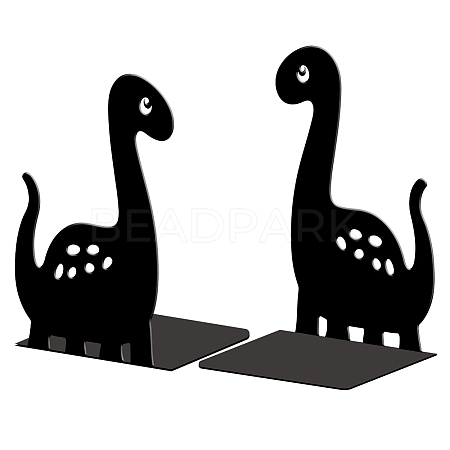 Non-Skid Iron Bookend Display Stands AJEW-WH0548-023-1