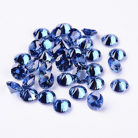 Diamond Shape Glass Rhinestone Cabochons RGLA-J007-8mm-06-1