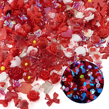 30g Luminous Opaque Resin Cabochons CRES-TA0001-55C-1