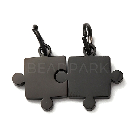 304 Stainless Steel Split Pendants PW-WG12405-02B-1