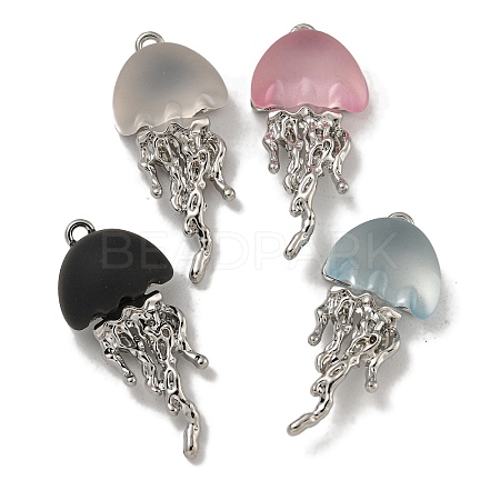 Rack Plating Alloy Pendants PALLOY-F312-23P-1