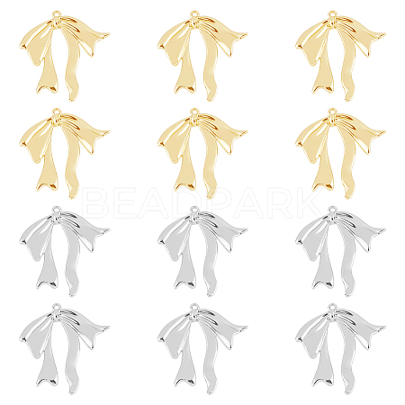 24Pcs 2 Colors Rack Plating Alloy Pendants FIND-DC0005-56-1