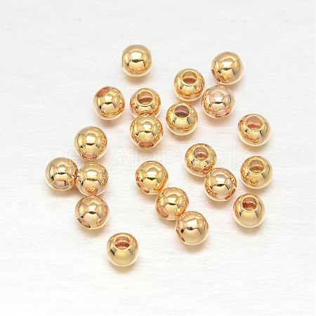 Brass Round Spacer Beads KK-L147-197-3mm-NR-1