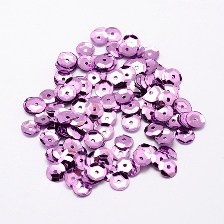 Plastic Paillette Beads X-PVC-A001-4mm-03-1