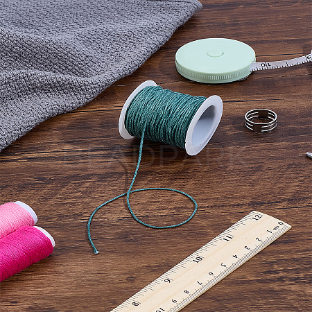 1 Roll Waxed Cotton Thread Cords YC-LP0001-01L-1