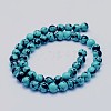 Synthetic Turquoise Beads Strands G-F531-8mm-J01-4