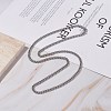 304 Stainless Steel Curb Chains Necklace for Men Women NJEW-JN03846-03-2
