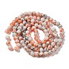 Drawbench & Baking Paint Glass Beads Strands GLAA-S176-14-2
