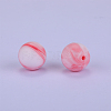 Round Silicone Focal Beads SI-JX0046A-61-2