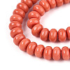 Opaque Spray Painted Glass Beads GLAA-ZX008-8mm-18E-3