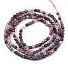 Natural Red Corundum/Ruby and Sapphire Beads Strands X-G-S361-2.5mm-013-3