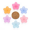 Frosted Acrylic Bead Caps X-MACR-S371-08A-3