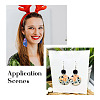 DIY Sublimation Dangle Earring Making Finding Kits DIY-BY0001-36-11