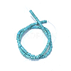 Synthetic Turquoise Beads Strands TURQ-G110-4x2mm-09-2