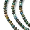 Natural Chrysocolla Beads Strands G-Z034-A03-02-4