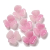 Two-tone Opaque Acrylic Bead Caps OACR-G034-03G-1