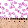 Baking Paint Pearlized Glass Seed Beads SEED-T008-03M-5