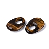 Natural Tiger Eye Pendants G-N361-06E-2