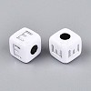 Opaque Acrylic Beads SACR-T035-03E-3