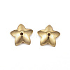 Ion Plating(IP) 304 Stainless Steel Flower Bead Cap STAS-G127-05G-2