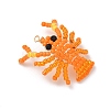 Glass Seed Beaded Pendants PALLOY-MZ00903-02-1