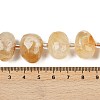 Heated Natural Citrine Beads Strands G-F796-B03-01-5