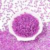 6/0 Inside Colours Transparent Glass Seed Beads SEED-T007-07J-1