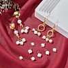 80pcs 4 Styles Natural Cultured Freshwater Pearl Charms PEAR-NB0001-65-3