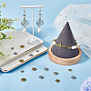 180Pcs 6 Style Tibetan Style Alloy Flower Bead Caps FIND-SC0008-77-4