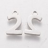 201 Stainless Steel Charms STAS-Q201-T408-2-2