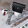 WADORN 2Pcs 2 Color Polyester Adjustable Leopard Pattern Bag Strap FIND-WR0002-22-4