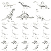 60Pcs 6 Styles Tibetan Style Alloy Pendants FIND-YW0011-71-2