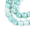 Anti-Tarnish Electroplate Glass Beads Strands X-GLAA-N010-10mm-10-2