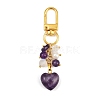 Natural Amethyst Pendant Decorations HJEW-JM04150-03-2