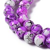 Drawbench & Baking Paint Glass Beads Strands GLAA-S176-11-3